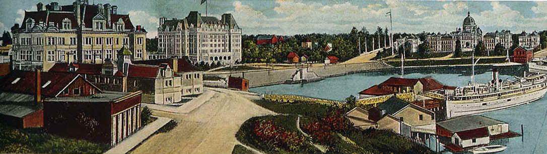 View of the Inner Harbour, looking south from Wharf Street