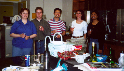 Junzhi's going
                  away party
