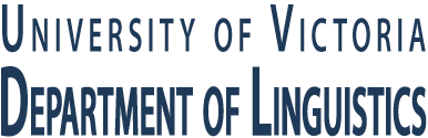 University of Victoria, Department of Linguistics
