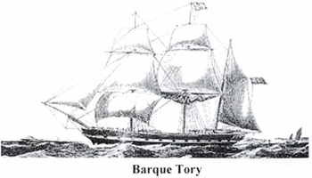 The barque 'Tory'