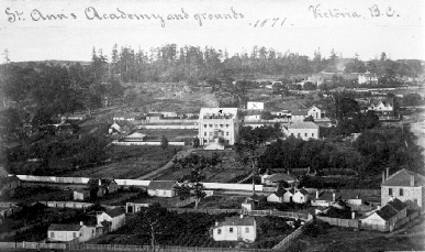 Postcard of St. Ann's Academy Grounds (1871)