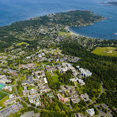 UVic aerial picture