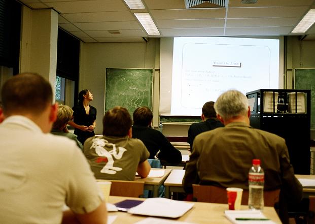 giving a logic talk