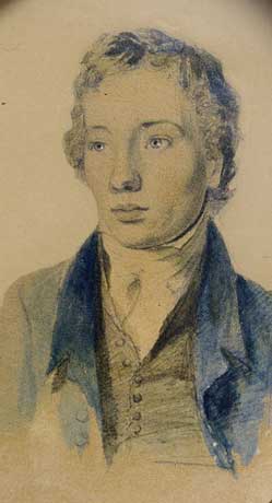 Tom Keats, by Joseph Severn (Keats-Shelley House, Rome)