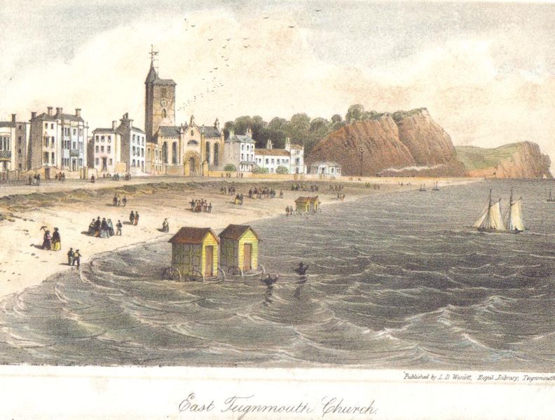 Teignmouth, early nineteenth century. Click to enlarge.
