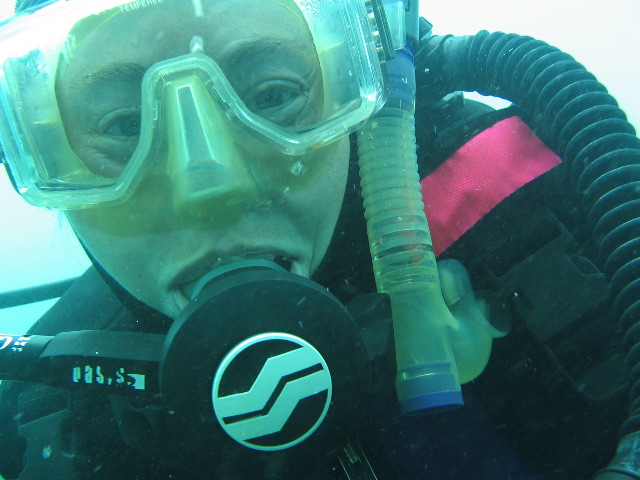 Roberta scuba diving