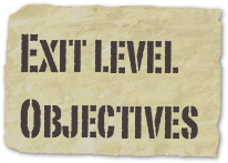 Exit level
Objectives