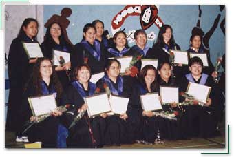 Program graduates at Mount Currie First Nation