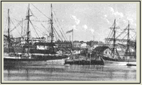 Victoria harbour circa 1880