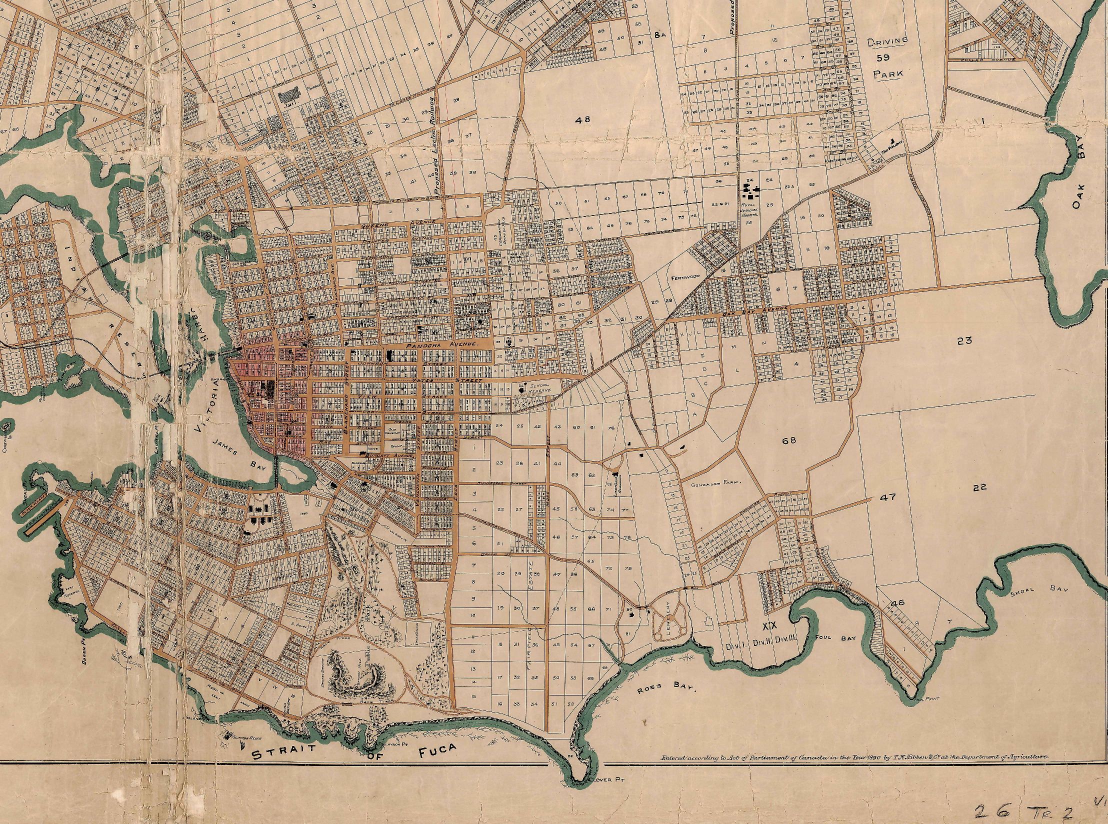 1890 Map of Victoria