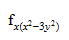 f_x(x^2-3y^2)