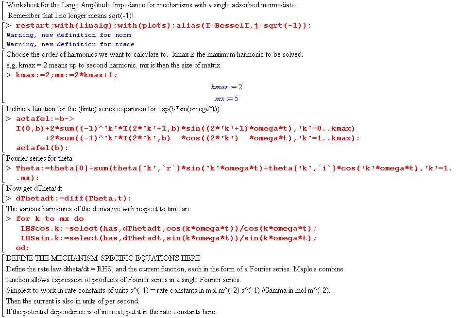 Image of Maple Worksheet