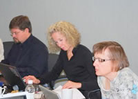 Peter Levesque, Elizabeth Banister and Deborah Begoray