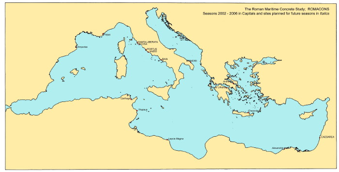 Map of sites