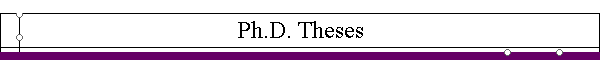 Ph.D. Theses