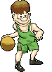 Goofy Basketball Player