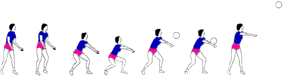 volleyball forearm pass